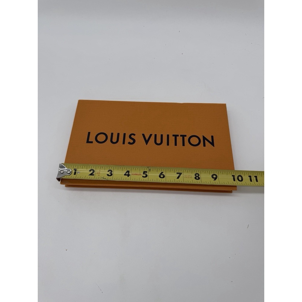 Authentic Louis Vuitton Empty Magnetic Gift Box Small Orange LV Storage 10" - Picture 9 of 11